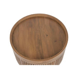 Centre Table Home ESPRIT Brown 76 x 76 x 46 cm-4