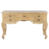 Desk Home ESPRIT White Natural Wood-1