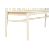 Bench Home ESPRIT Cream Mango wood MDF Wood 150 X 50 X 98 CM-5