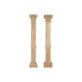 Decorative Figure Home ESPRIT Natural Column Stripped 30 X 30 X 200 CM-1