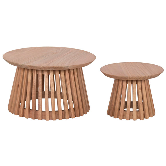 Set of 2 tables Home ESPRIT 60 x 60 x 35 cm-0