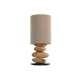 Desk lamp Home ESPRIT Black Beige Natural 50 W 220 V-1