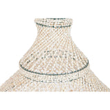 Ceiling Light Home ESPRIT White Shells 50 W 52 X 52 X 140 CM-5