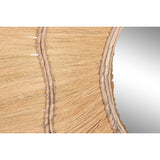 Wall mirror Home ESPRIT Natural Bali 110 X 11 X 110 CM-2