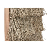 Folding screen Home ESPRIT Natural Teak Fibre 130 X 30 X 180 CM-4