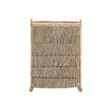 Folding screen Home ESPRIT Natural Teak Fibre 130 X 30 X 180 CM-1