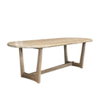 Dining Table Home ESPRIT Grey Teak 180 x 90 x 77 cm-0