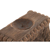 Candleholder Home ESPRIT Teak 26 x 26 x 30 cm (2 Units)-5