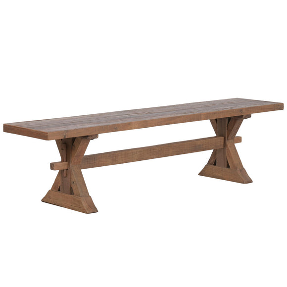 Bench Home ESPRIT Natural Recycled Wood 180 X 38 X 45 CM-0