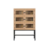 Display Stand Home ESPRIT Metal Mango wood 80 X 30 X 120 CM-1