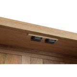 Display Stand Home ESPRIT Metal Mango wood 80 X 30 X 120 CM-4