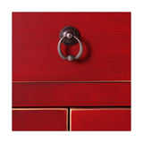 Sideboard ORIENTE 63 x 33 x 131 cm Red Wood-1