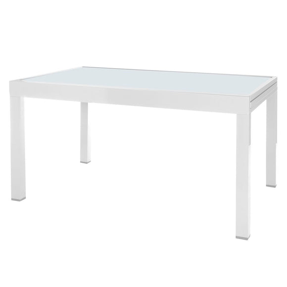 Expandable table Thais 135 x 90 x 74 cm Aluminium-0