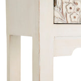 Hall ORIENTE 95 x 26 x 90 cm Wood White DMF-1