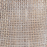 Dining Chair Brown Grey Polyester Rattan Foam 56 x 60 x 84 cm-3