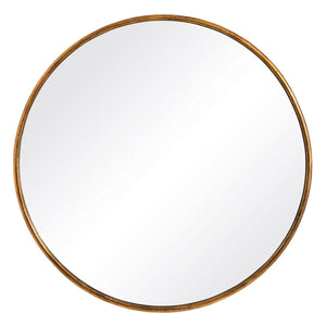 Wall mirror Golden Iron 120 x 2,5 x 120 cm-0