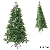 Christmas Tree Green PVC Metal Polyethylene 120 x 120 x 210 cm-2