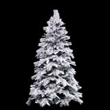 Christmas Tree White Green PVC Metal Polyethylene 180 cm-1