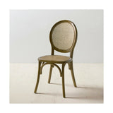 Dining Chair 45 x 42 x 94 cm Natural Wood Rattan-0