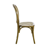 Dining Chair 45 x 42 x 94 cm Natural Wood Rattan-6