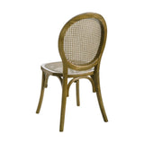 Dining Chair 45 x 42 x 94 cm Natural Wood Rattan-5