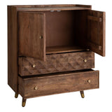 Sideboard Brown Mango wood 88 x 37 x 109 cm-6