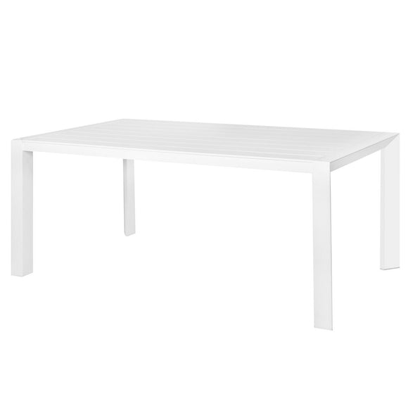 Dining Table Io White Aluminium 180 x 100 x 75 cm-0