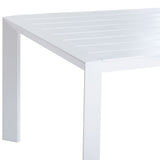 Dining Table Io White Aluminium 180 x 100 x 75 cm-3
