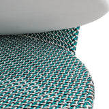 Garden day bed Nadia Turquoise 133 x 126 x 70 cm-1