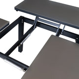 Dining Table Agnes 120 x 60 x 48,5 cm Aluminium-1