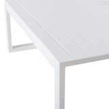 Centre Table Io White Aluminium 100 x 100 x 45 cm-1