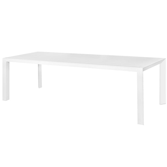 Dining Table Io White Aluminium 280 x 100 x 75 cm-0