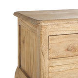 Nightstand 50 x 40 x 70 cm Natural Mindi wood-4