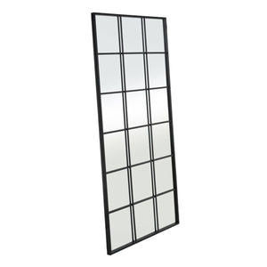 Wall mirror Black Window 90 x 3 x 180 cm-0