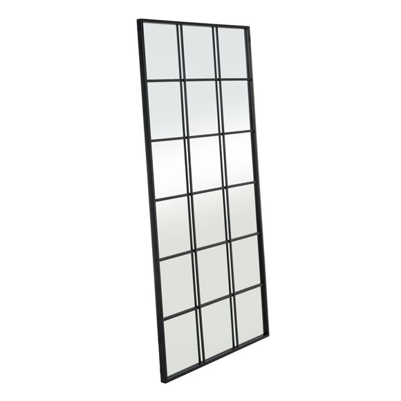 Wall mirror Black Window 90 x 3 x 180 cm-0