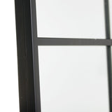 Wall mirror Black Window 90 x 3 x 180 cm-3