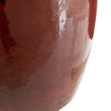 Vase 52 x 52 x 80 cm Ceramic Red (2 Units)-1