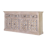 Sideboard Alexandra House Living Natural Mango wood 190 x 92 x 40 cm-0