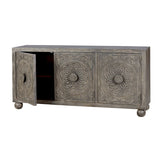 Sideboard Alexandra House Living Grey Mango wood 172 x 82 x 43 cm-6