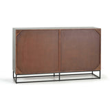 Sideboard Alexandra House Living Brown Grey Metal Mango wood 150 x 91 x 40 cm-2