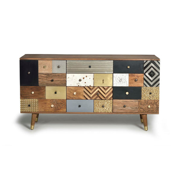 Sideboard Alexandra House Living Natural Wood 150 x 80 x 40 cm-0