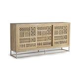 Sideboard Alexandra House Living Natural Metal Mango wood 190 x 95 x 40 cm-1