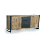 Sideboard Alexandra House Living Natural Metal Mango wood 180 x 80 x 45 cm-7