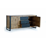 Sideboard Alexandra House Living Natural Metal Mango wood 180 x 80 x 45 cm-6