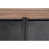 Sideboard Alexandra House Living Natural Metal Mango wood 200 x 220 x 45 cm-1