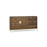 Sideboard Alexandra House Living Walnut Metal Mango wood 145 x 77 x 40 cm-7