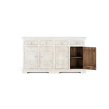 Sideboard Alexandra House Living White Mango wood 180 x 100 x 40 cm-1