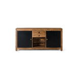 Sideboard Alexandra House Living Black Natural Metal Mango wood 160 x 78 x 40 cm-1