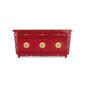 Sideboard Alexandra House Living Red Mango wood 180 x 84 x 40 cm-0