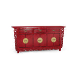 Sideboard Alexandra House Living Red Mango wood 180 x 84 x 40 cm-1